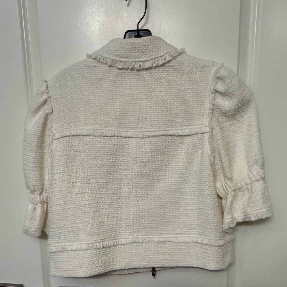 cinq a sept Holly Boucle Short Sleeve Jacket - Small - Picture 9 of 15